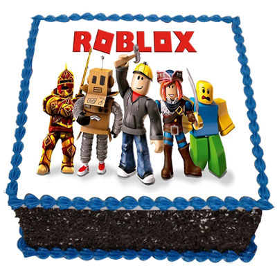 "Roblox Theme2 Photo cake - 2kgs (Photo Cake) - Click here to View more details about this Product